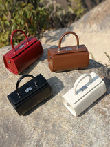 The Elenya Mini Boston Bag - Vellegra