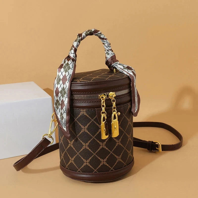 The Elira Cylinder Vanity Bag - Vellegra