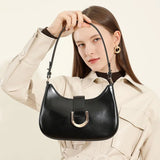 The Esmira D-Ring Shoulder Bag - Vellegra