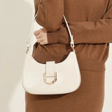 The Esmira D-Ring Shoulder Bag - Vellegra