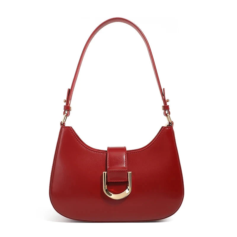 The Esmira D-Ring Shoulder Bag - Vellegra