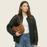 The Esmira D-Ring Shoulder Bag - Vellegra