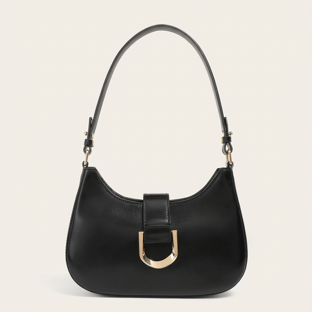 The Esmira D-Ring Shoulder Bag - Vellegra