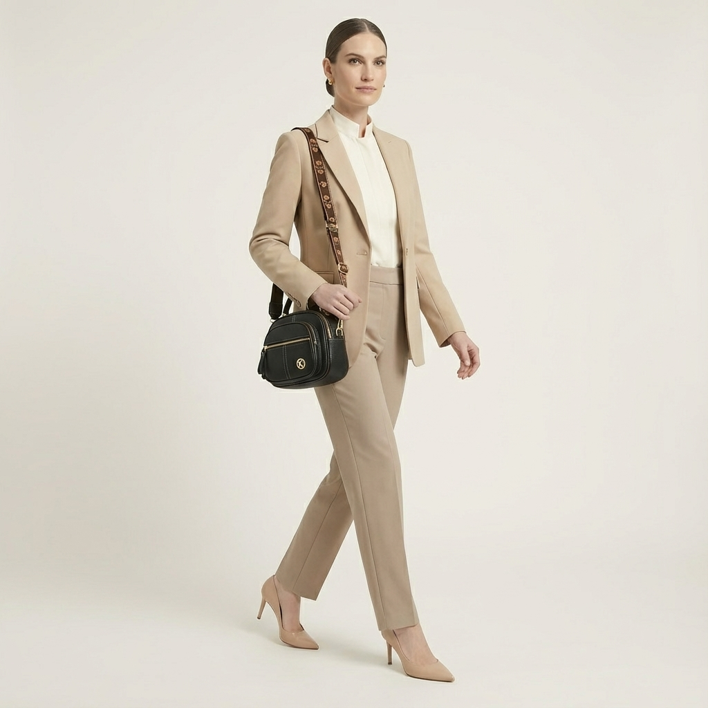 The Kaelis Compact Crossbody - Vellegra