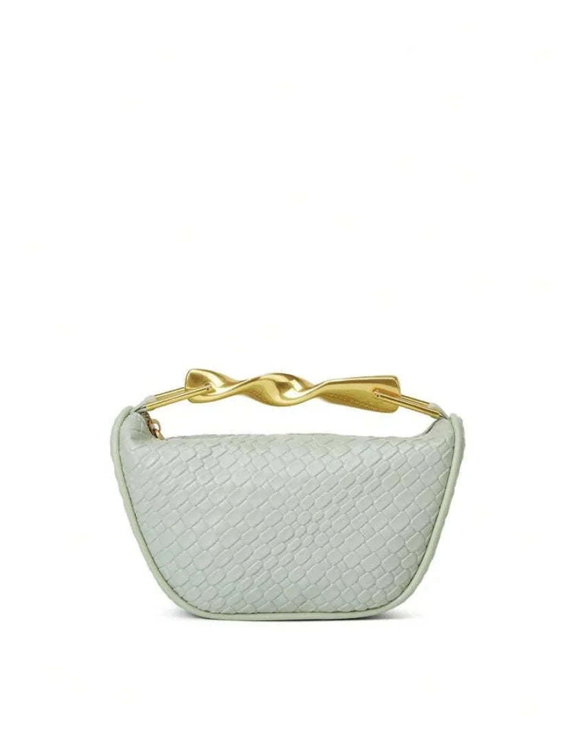 The Liora Woven Clutch - Vellegra