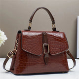 The Lioraque Croco Flap Tote - Vellegra