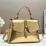 The Lioraque Croco Flap Tote - Vellegra