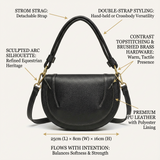 The Lureva Saddle Bag - Vellegra