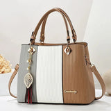 The Maelis Tri-Panel Satchel - Vellegra