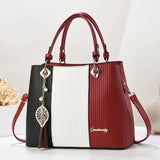 The Maelis Tri-Panel Satchel - Vellegra