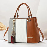 The Maelis Tri-Panel Satchel - Vellegra