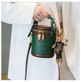 The Marivelle Cylinder Bucket Bag - Vellegra