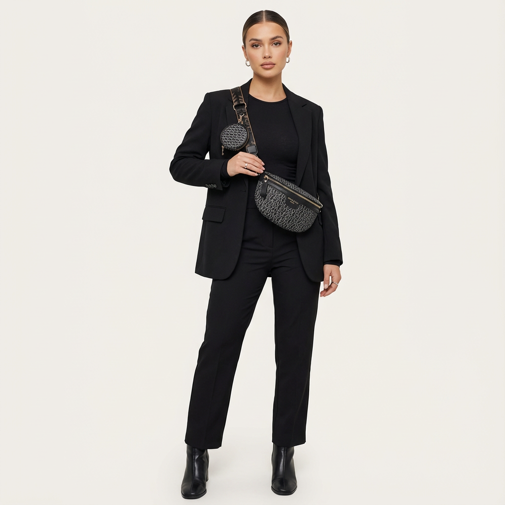 The Seraph Belted Curve Bag - Vellegra