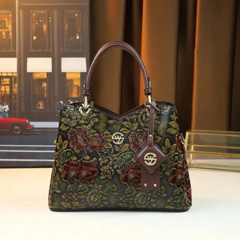 The Serelune Embossed Tote - Vellegra