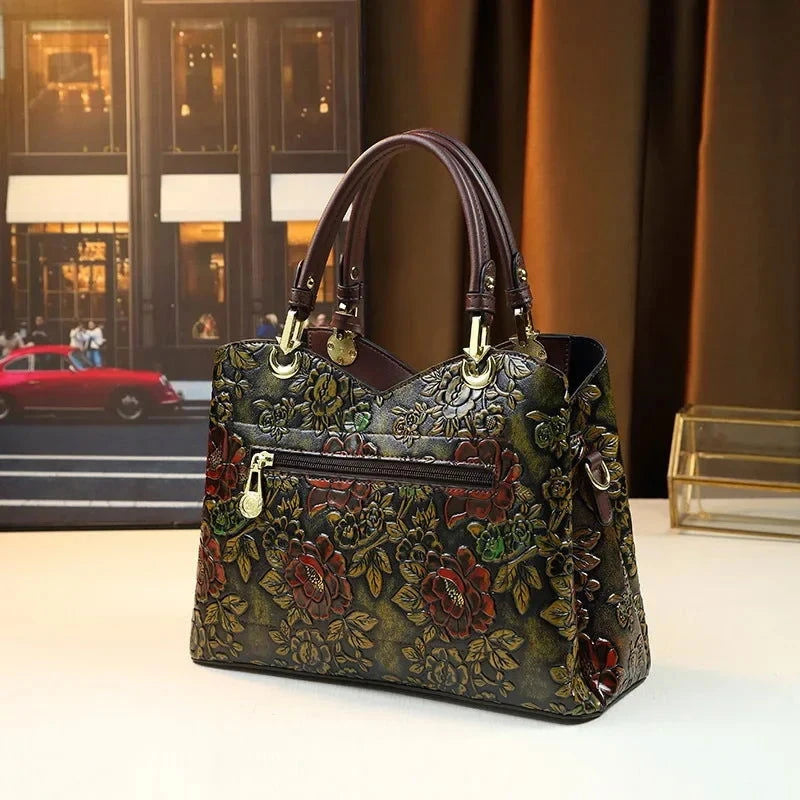 The Serelune Embossed Tote - Vellegra