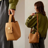 The Solenne Bucket Bag - Vellegra