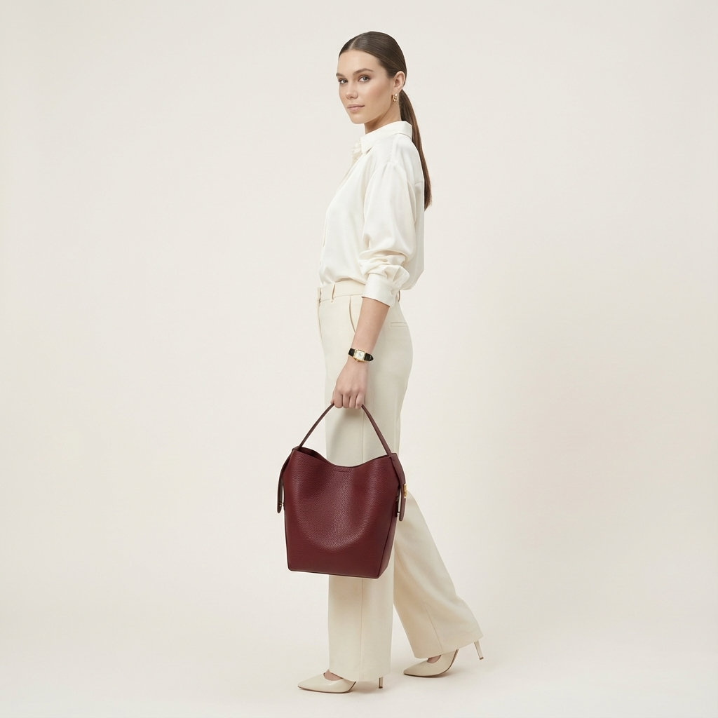 The Solenne Bucket Bag - Vellegra