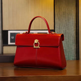 The Solenne Top Handle Bag - Vellegra