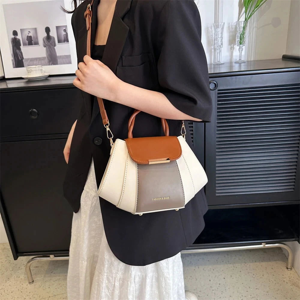 The Veyra Patchwork Top Handle - Vellegra