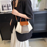 The Veyra Patchwork Top Handle - Vellegra
