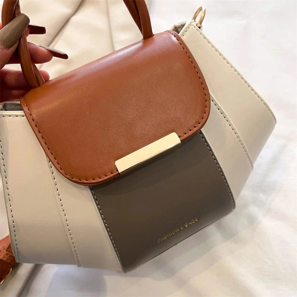 The Veyra Patchwork Top Handle - Vellegra