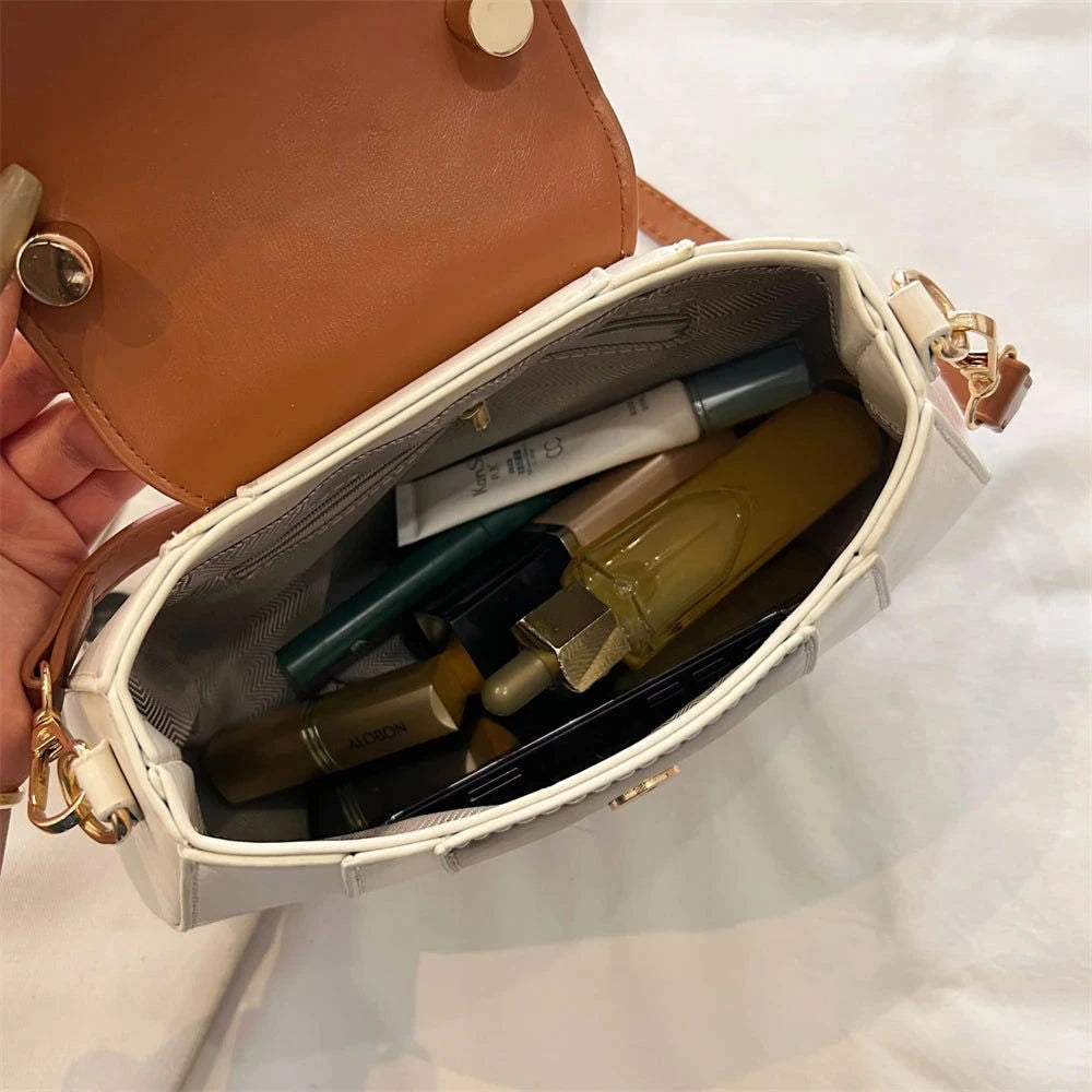 The Veyra Patchwork Top Handle - Vellegra