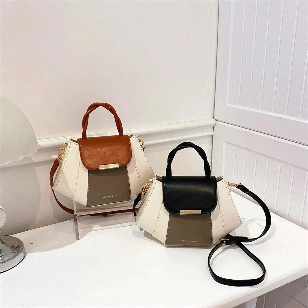 The Veyra Patchwork Top Handle - Vellegra