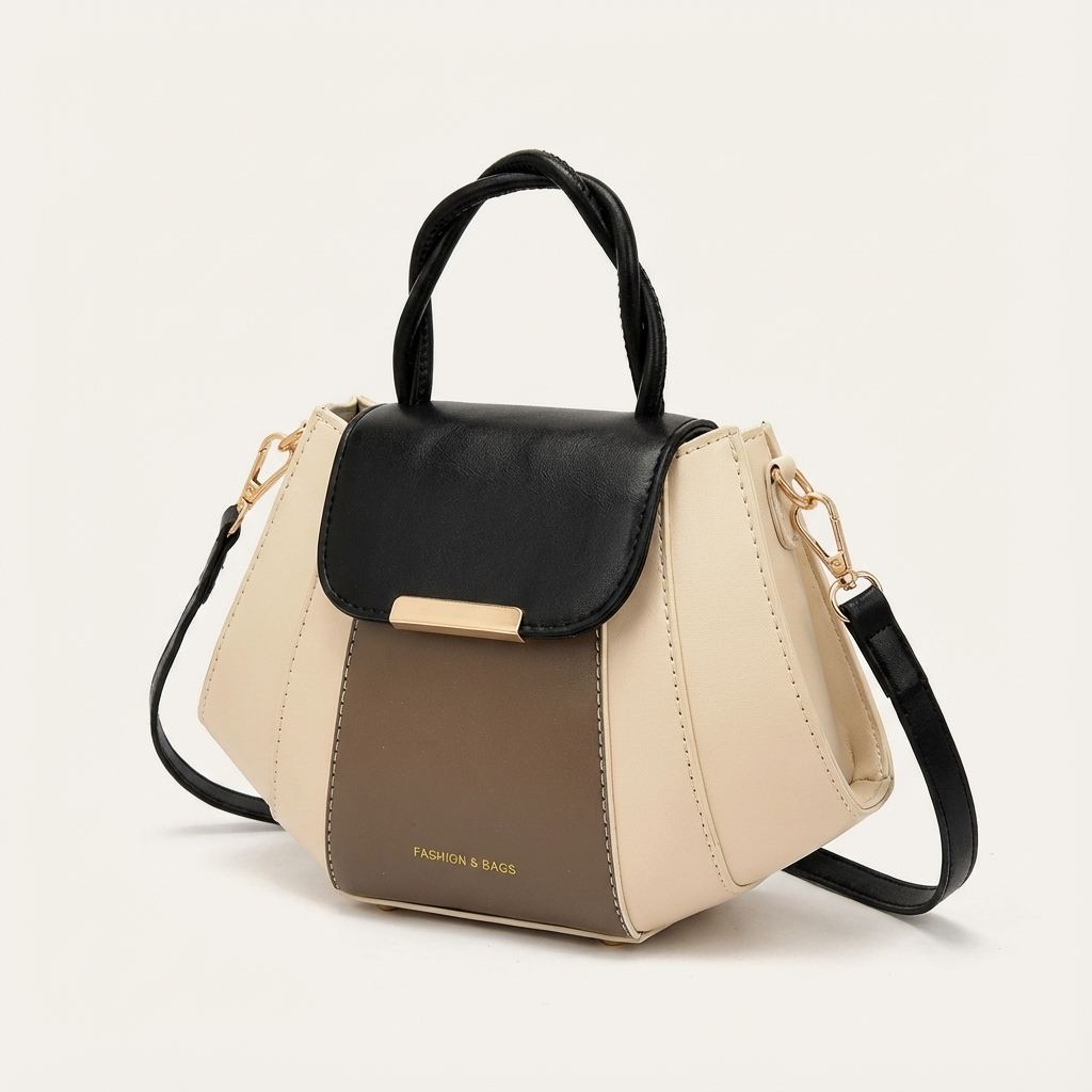 The Veyra Patchwork Top Handle - Vellegra