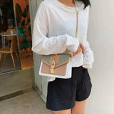 The Vionette Contrast Flap Bag - Vellegra