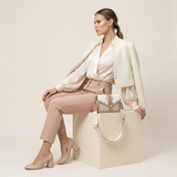 The Vionette Contrast Flap Bag - Vellegra