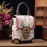 The Vivrette Graffiti Mini Satchel - Vellegra
