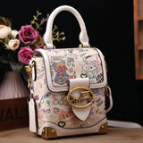 The Vivrette Graffiti Mini Satchel - Vellegra