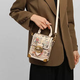 The Vivrette Graffiti Mini Satchel - Vellegra