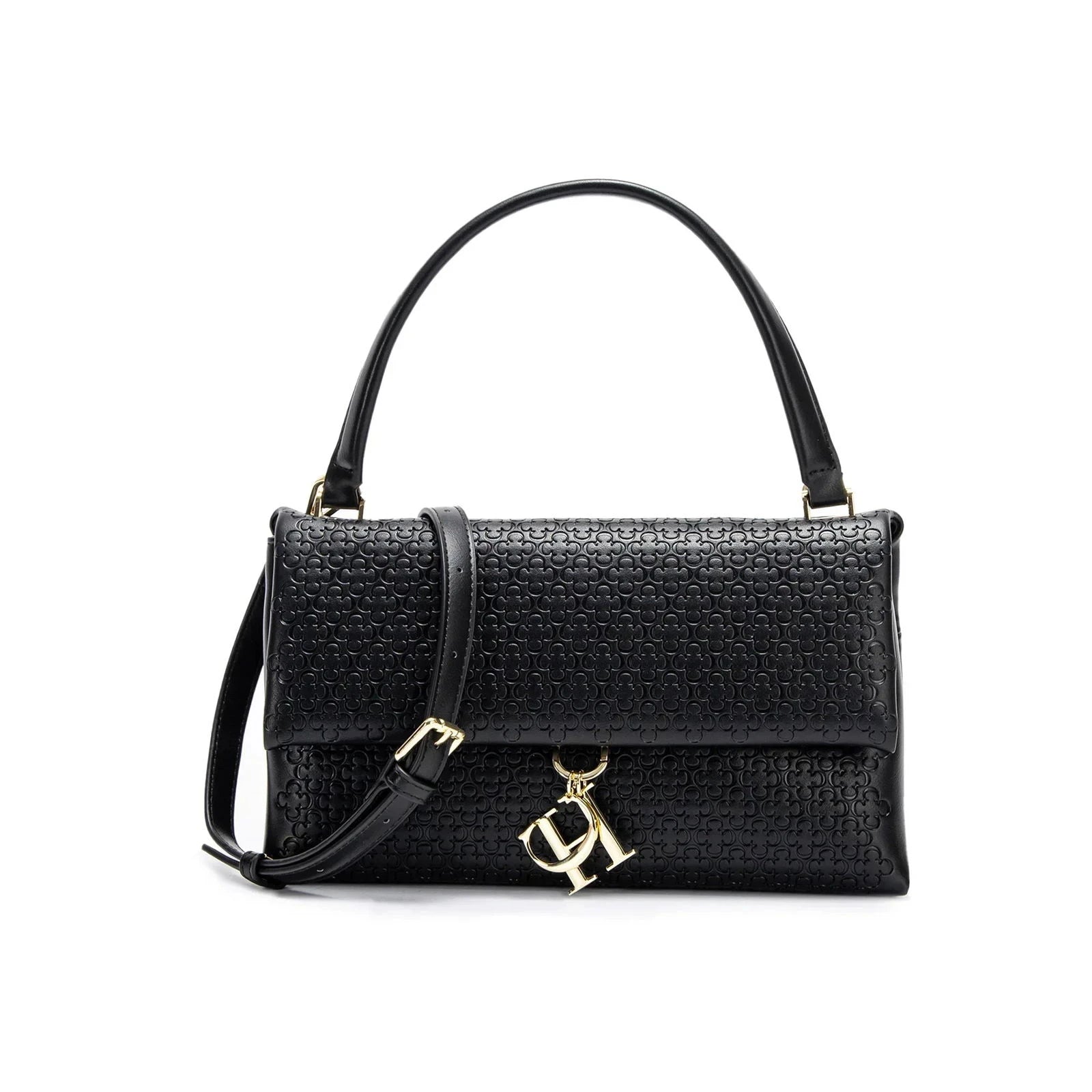 Valette Embossed Top Handle Bag - Vellegra
