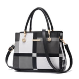 Vellaroir Checkered Satchel - Vellegra