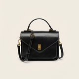 Vellegra Eldara Genuine Leather Top-Handle Crossbody Bag - Vellegra