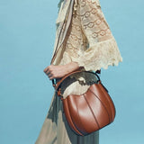 Virelle Sculpted Bucket Bag - Vellegra