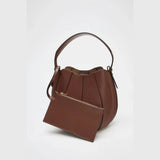 Virelle Sculpted Bucket Bag - Vellegra