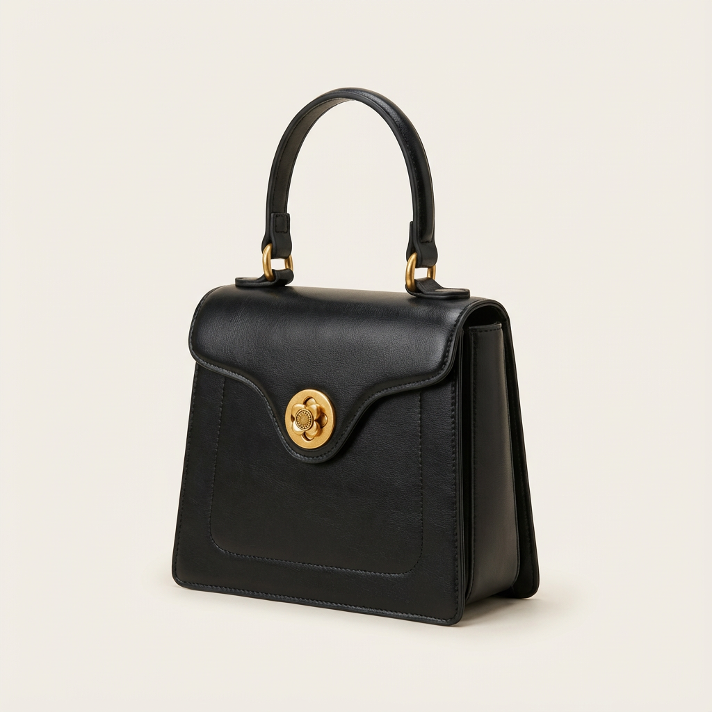 Vérane Petite Vintage Structured Top Handle