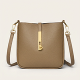 Vellegra Elin Leather Bucket Crossbody Bag