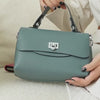 Alvienne Envelope Structured Leather Top Handle